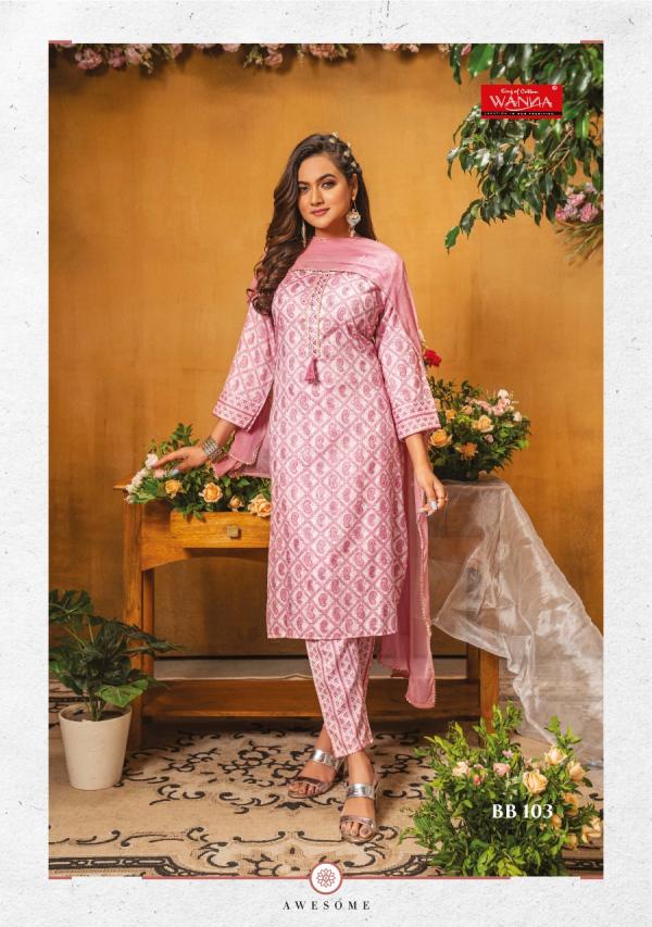 Wanna Blooming Beauty Rayon Designer Readymade Suit 